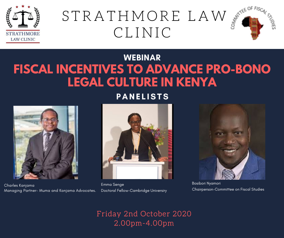 Strathmore Law Clinic Webinar
