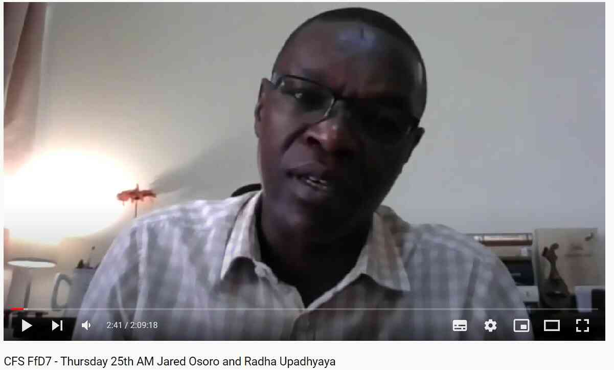 Mr. Jared Osoro Lecturing