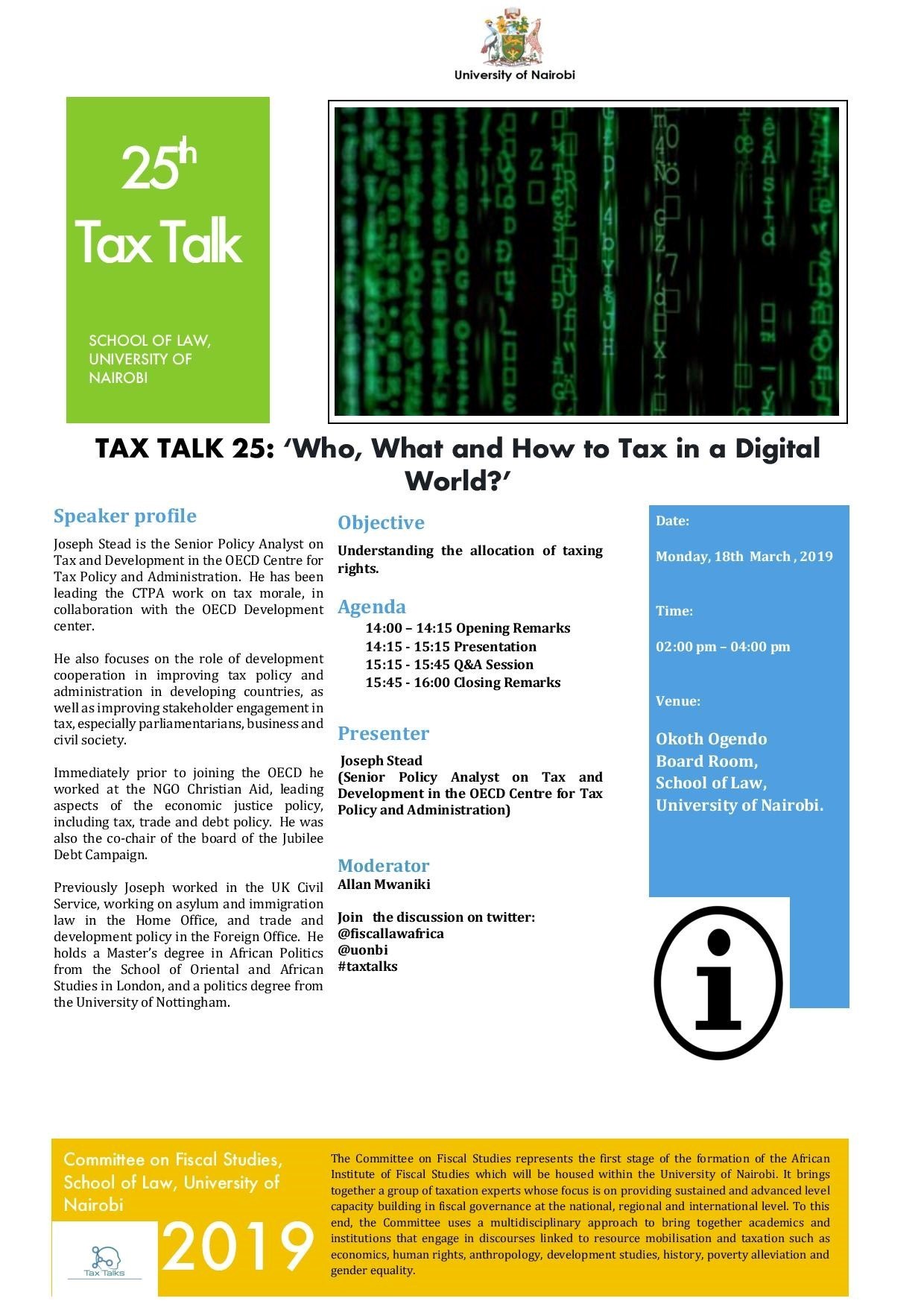 Tax Talk 25